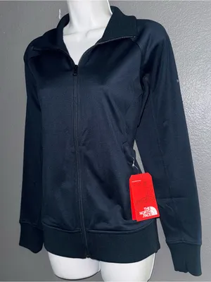 The North Face New w Tags Women's Navy Blue Athletic Track Jacket Medium thumbnail 3