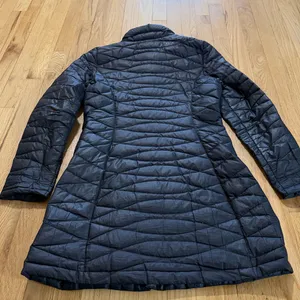 Patagonia Black Duckdown Longline Coat Sz S thumbnail 9