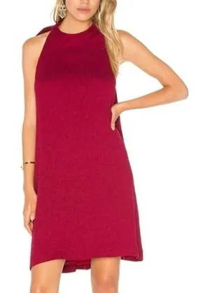 Elliatt Unwrapped‎ Bow Halter Dress Small Backless Sleeveless Party Cocktail Red thumbnail 1