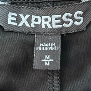 Express Women's Black Purple Teal Short‎ Sleeve High Low Dress Size M thumbnail 3