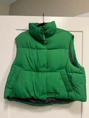 Sixth June ASOS Green Puffer Vest thumbnail 2