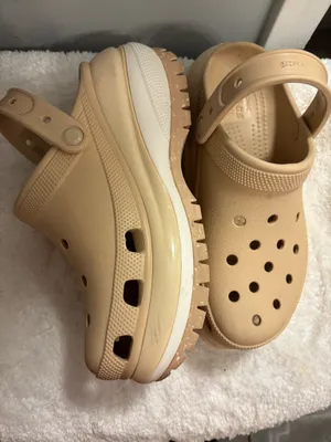Platform Crocs Nude Sz. thumbnail 2