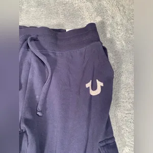 True religion Navy Jogger cargo Pants with Logo medium thumbnail 2