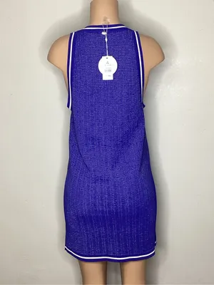 New. Pilyq blue coverup dress. M/L thumbnail 5
