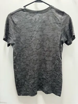 Lululemon athletica women’s breeze by polar spots titanium/black short sleeve thumbnail 3