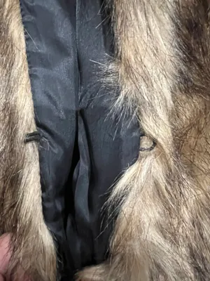 Women’s Brown Fur Vest Size M thumbnail 3