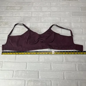 Kindred Bravely Nursing Bra Womens Large Purple Wireless Lined Back Closure L‎ thumbnail 15