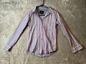Rails Women’s Striped Button Down Shirt Size XS Blue & Pink‎ thumbnail 1