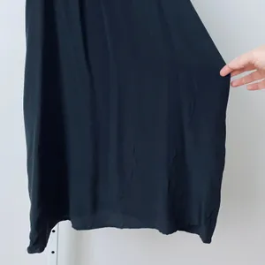 Geren Ford Silk Office Siren Dainty Ethereal Crochet Strap Shift Dress XS Black thumbnail 3