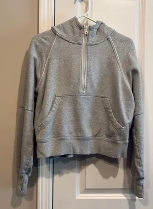 Offline by Aerie Grey Half Zip Crewneck Sweatshirt Hoodie Scuba Size Women’s XS thumbnail 1