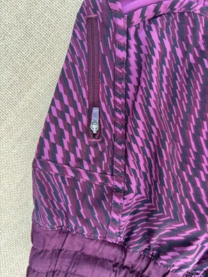 Lululemon Purple Print Tracker Short Running Size 10 thumbnail 2
