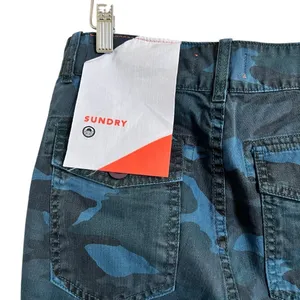 Sundry Nwt Camo Pocket Pant - Mineral Wash Blue Size 25 thumbnail 5