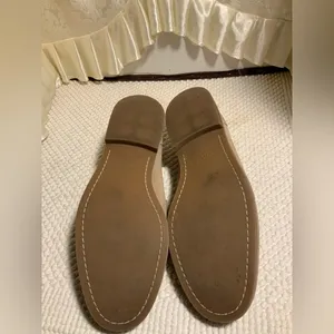 Sam Edelman Taupe Suede Penny Loafers thumbnail 7