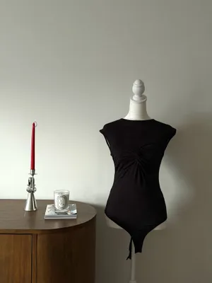 Revolve Rue Sophie knotted bodysuit thumbnail 2