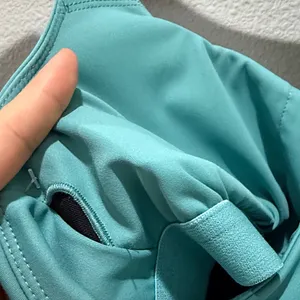 Teal Racerback Athletic Workout Shelf Bra Mini Dress Size S thumbnail 5