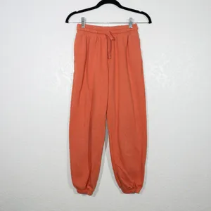 Richer Poorer Orange Cotton Blend Joggers Size XS thumbnail 2