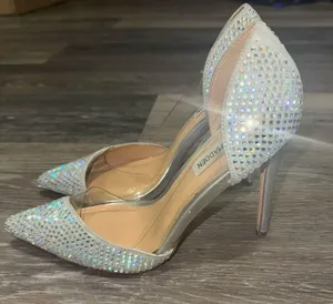 Gorgeous Steve Madden Silver Heels thumbnail 6