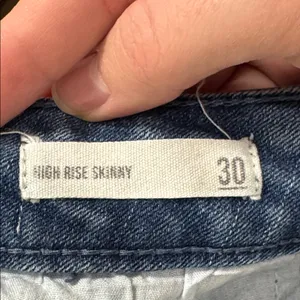 Harper Heritage High Rise Skinny Blue Jeans size 30 thumbnail 11