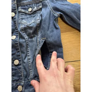 Aeropostale Women Size Small‎ Jean Jacket Denim Trucker Y2K Hippie Preppy City thumbnail 9