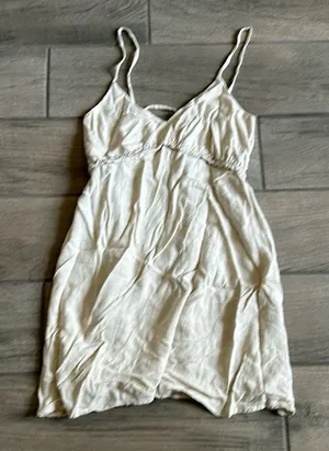Speechless cream mini dress thumbnail 1
