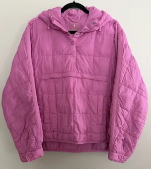 Free People Movement Pippa Packable‎ Pullover Puffer Viola Women's Size Medium thumbnail 1