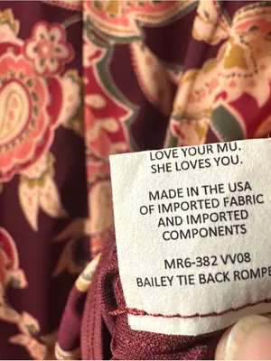 N61. Show Me Your MuMu Bailey Tie Back Romper thumbnail 7