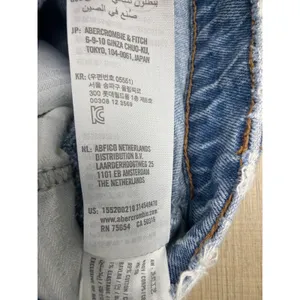 Abercrombie & Fitch Curve Love 90s Straight Ultra High Rise Light Wash Jean 26 2 thumbnail 3