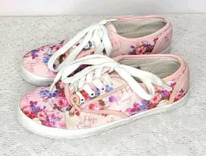 The Bradford Exchange Lena Liu breast cancer shoes 6.5 thumbnail 1