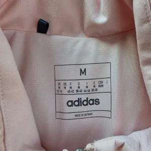 Adidas Womens Quilted Bomber Jacket Pink Full Zip Diamond Quilt IM5566‎ Size M thumbnail 4