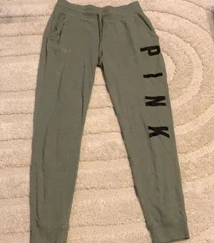 Pink Army Green Joggers thumbnail 1