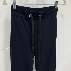 NO KA'OI Black Waffle Knit‎ Jogger Pants Yoga Athleisure Drawstring Waist Small thumbnail 3