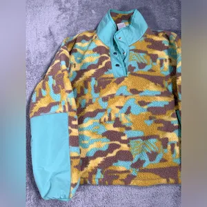 The north face Cragmont Fleece 1/4 Snap Jacket in a camouflage large thumbnail 2