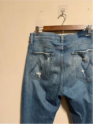 Mother High Waisted Rider Ankle Far Beyond The Sky- Size 30 thumbnail 5