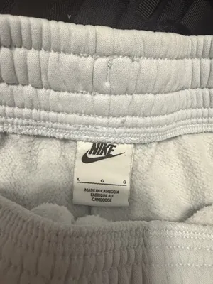 Light blue Nike sweat shorts size large thumbnail 2