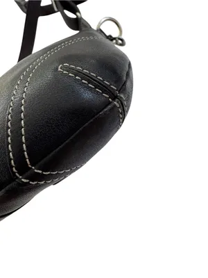 Vintage Coach Black Leather Soho Duffle Flap Crossbody Bag 9480 Y2K thumbnail 7