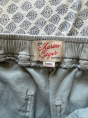 Marine Layer Saturday Pants Faded Olive Green XS thumbnail 5