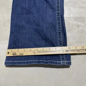 Ariat REAL High Rise Dorothy Boot Jeans Women's SZ 36x36 Wash Blue Stretch *Mark thumbnail 5