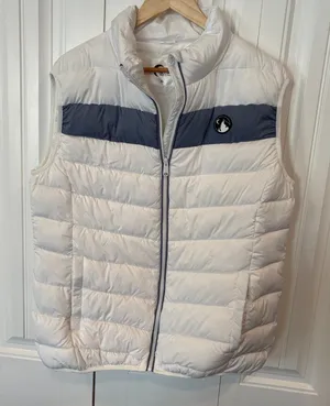 Zyia White Vondelpark Puffer Vest Size‎ XL thumbnail 1