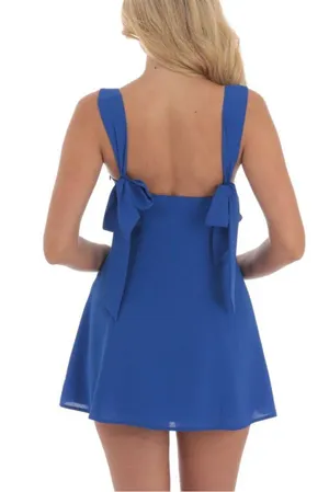 Lucy in the Sky Dress Blue thumbnail 4