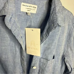 Anthropologie The Blue‎ Shirt Shop watermill Jumpsuit size small thumbnail 10