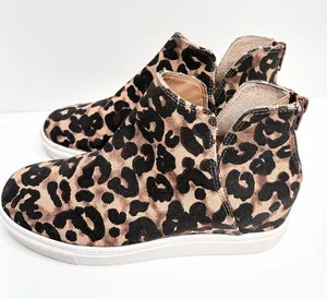 Steve Madden‎ Boots Womens Size 6 Claud Brown Black Leopard Print Ankle Bootie thumbnail 1