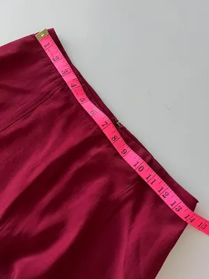 Free People Red Wide Leg Pants thumbnail 3