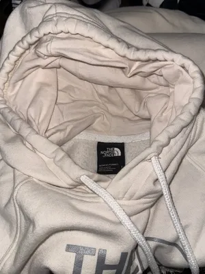 The North Face Womens Cream Never Stop Exploring Graphic Hoodie Sweatshirt Small thumbnail 3