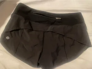 Black Lululemon Shorts Hotty Hot thumbnail 3