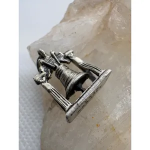 Vintage Beau Sterling Silver Liberty Bell Charm Pendant Philadelphia Souvenir thumbnail 4