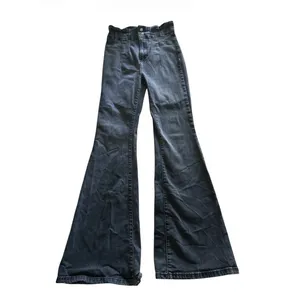 We The Free Free People Jayde Flare Jeans 31 Charcoal High Rise Bell Bottom Boho thumbnail 3