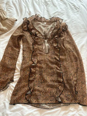 Strawberry Milk Mob coverup Brown Size M thumbnail 2