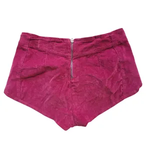 We The Free Free People Magenta Corduroy High Waisted Hot Shorts Pink Small thumbnail 9