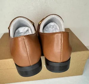 Anthropologie Loafers Brown casual classic comfy style fashion summer formal work thumbnail 6