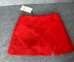 NWT Zara Red Mini skort XS thumbnail 1